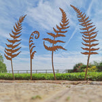 Metal Fern Leaves