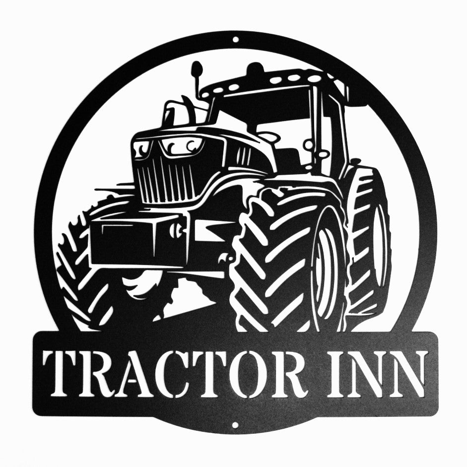 Personalised Tractor Name Monogram