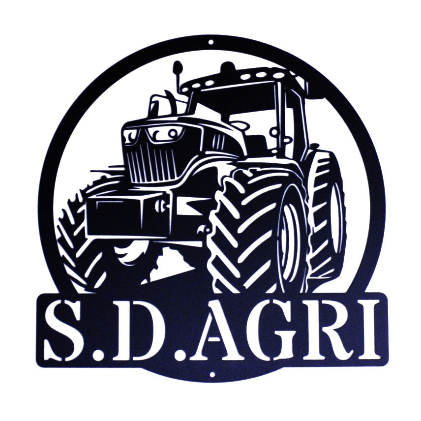 Personalised Tractor Name Monogram