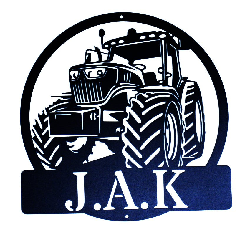 Personalised Tractor Name Monogram