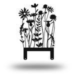 Metal Wildflower Small Pot Planter Decoration