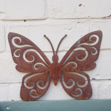 Rusted Metal Butterfly