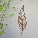 Rusted Metal Leaf Wall Art