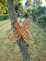 Rusted Metal Bee 3D Large