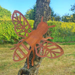 Rusted Metal Bee 3D Large