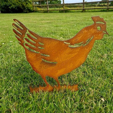 Rusted Metal Chicken