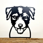 Metal Jack Russell Terrier Dog